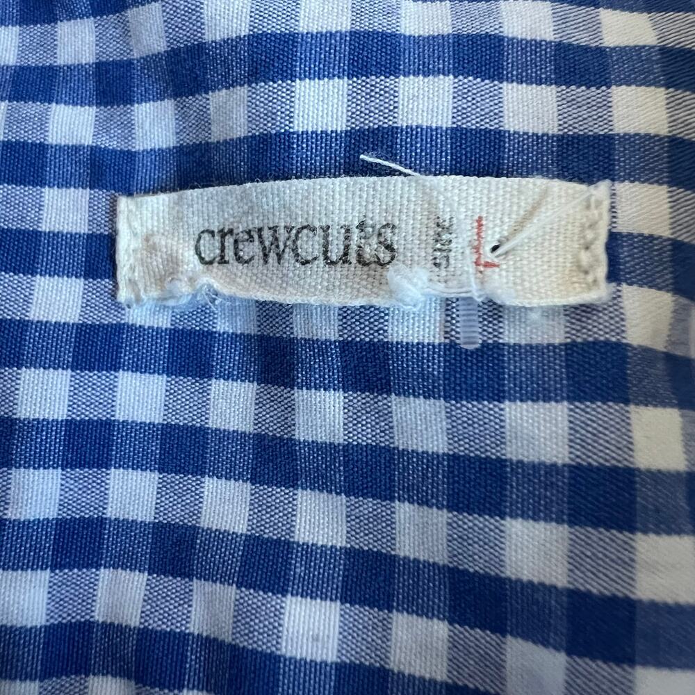 Crewcuts Poplin Gingham Button-Down Shirt - Picture 8 of 9